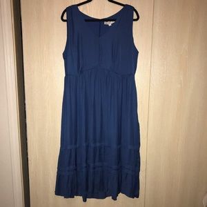 Loft Midi Sleeveless Dress